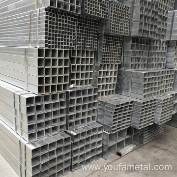 Hot Dipped Galvanized Steel Square / Rectangular Pipe